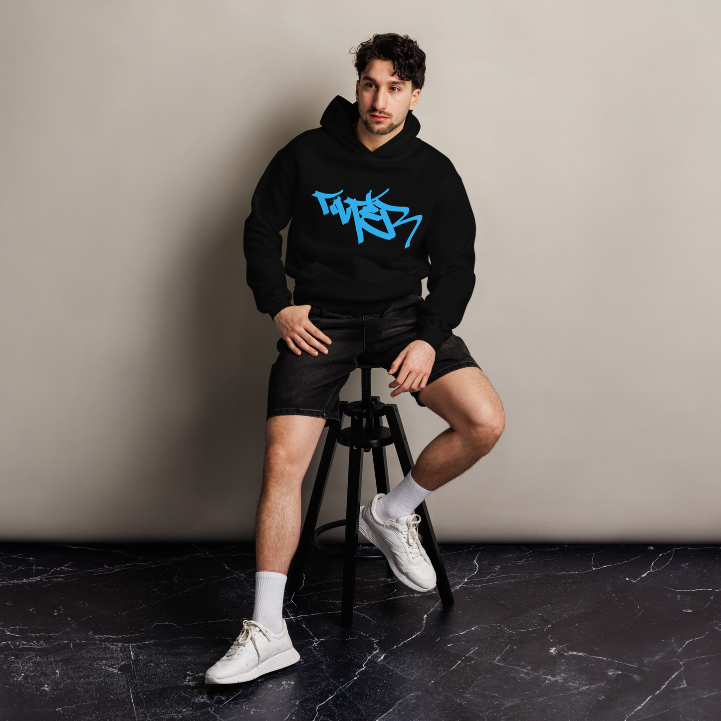 TILTER CHISEL TIP TEE - SKY BLUE - HOODIE - oversized