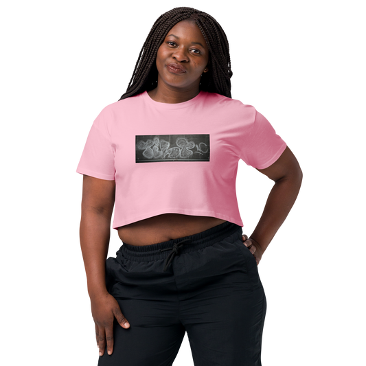 BUBBLE TUNNEL TILT - Women's Crop Tee