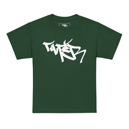 TILTER CHISEL TIP TEE - WHITE - LIL TILTS - Kids